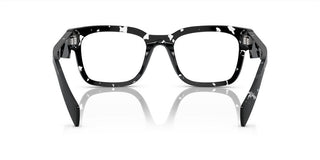 Prada PR A10V men Havana Squared Eyeglasses