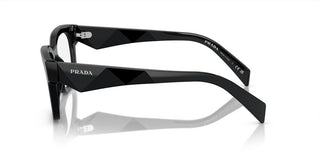 Prada PR A10V men Black Squared Eyeglasses