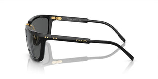 Prada PR A11S men Black Geometric Sunglasses