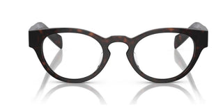 Prada PR A11VD women Brown Round Eyeglasses