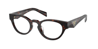 Prada PR A11VD women Brown Round Eyeglasses