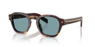 Prada PR A16S men Havana Squared Sunglasses