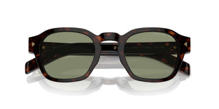 Prada PR A16S men Havana Squared Sunglasses