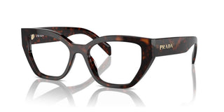 Prada PR A16V women Havana Squared Eyeglasses