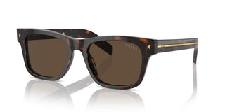 Prada PR A17S men Havana Squared Sunglasses