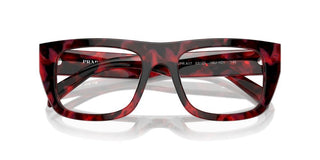 Prada PR A17V women Red Geometric Eyeglasses