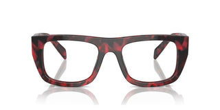 Prada PR A17V women Red Geometric Eyeglasses