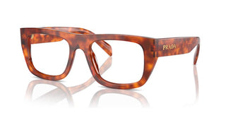 Prada PR A17V women Brown Geometric Eyeglasses