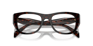 Prada PR A18V women Havana Geometric Eyeglasses