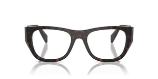 Prada PR A18V women Havana Geometric Eyeglasses