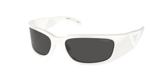 Prada PR A19S men White Squared Sunglasses