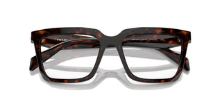 Prada PR A19V women Havana Squared Eyeglasses