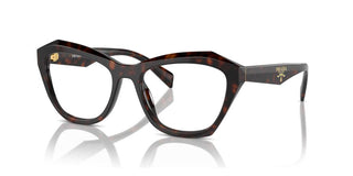 Prada PR A20V women Havana Geometric Eyeglasses