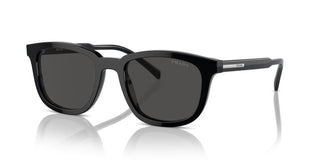 Prada PR A21S men Black Geometric Sunglasses