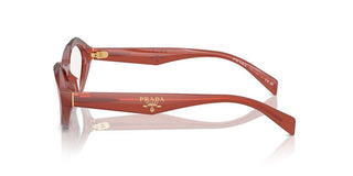 Prada PR A21V women Red Squared Eyeglasses