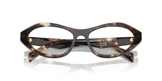 Prada PR A21V women Havana Squared Eyeglasses