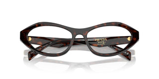 Prada PR A21V women Havana Squared Eyeglasses