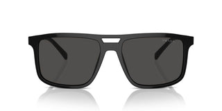 Prada PR A22S men Black Geometric Sunglasses