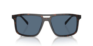 Prada PR A22S men Havana Geometric Sunglasses