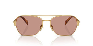 Prada PR A50S women Gold Geometric Sunglasses