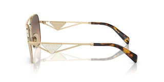 Prada PR A50S women Gold Geometric Sunglasses