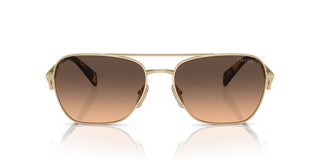 Prada PR A50S women Gold Geometric Sunglasses