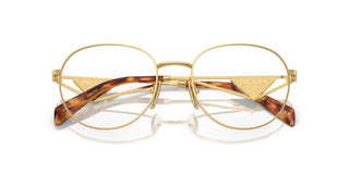 Prada PR A50V women Gold Round Eyeglasses