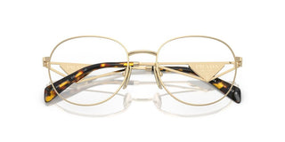 Prada PR A50V women Gold Round Eyeglasses