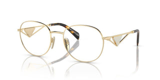 Prada PR A50V women Gold Round Eyeglasses