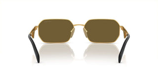 Prada PR A51S women Gold Geometric Sunglasses