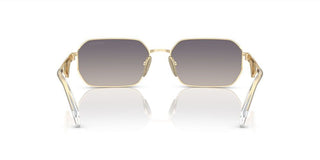 Prada PR A51S women Gold Geometric Sunglasses