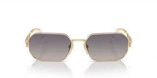 Prada PR A51S women Gold Geometric Sunglasses