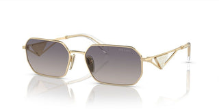 Prada PR A51S women Gold Geometric Sunglasses