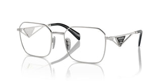 Prada PR A51V women Silver Geometric Eyeglasses