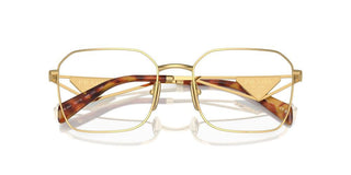 Prada PR A51V women Gold Geometric Eyeglasses