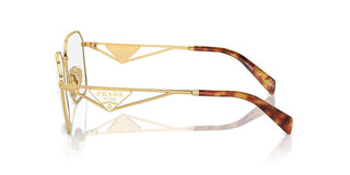 Prada PR A51V women Gold Geometric Eyeglasses