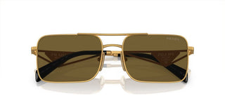 Prada PR A52S women Gold Geometric Sunglasses