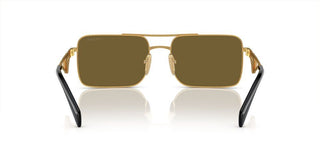 Prada PR A52S women Gold Geometric Sunglasses