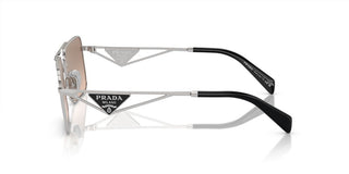 Prada PR A52S women Silver Geometric Sunglasses