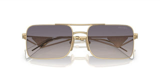 Prada PR A52S women Gold Geometric Sunglasses