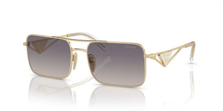 Prada PR A52S women Gold Geometric Sunglasses