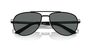 Prada PR A54S men Black Geometric Sunglasses