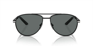 Prada PR A54S men Black Geometric Sunglasses