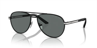 Prada PR A54S men Black Geometric Sunglasses