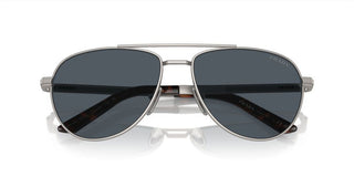 Prada PR A54S men Grey Geometric Sunglasses