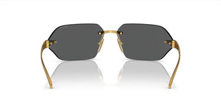 Prada PR A55S men Gold Geometric Sunglasses