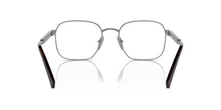 Prada PR A55V men Ruthenium Round Eyeglasses