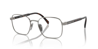 Prada PR A55V men Ruthenium Round Eyeglasses