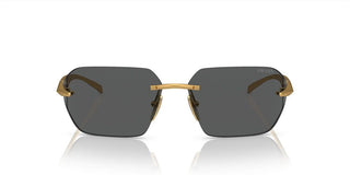 Prada PR A56S women Gold Geometric Sunglasses