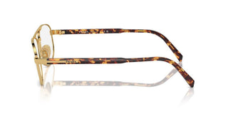 Prada PR A56V men Gold Round Eyeglasses